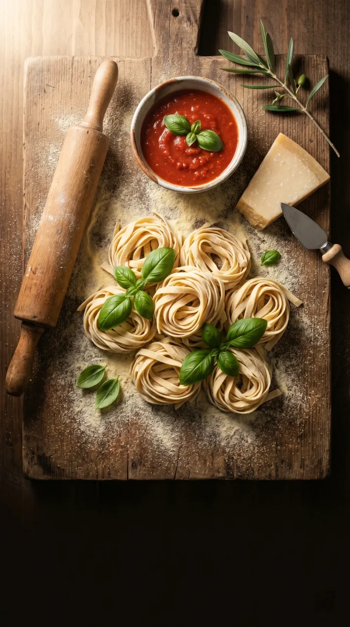Pâtes fraîches et plats italiens