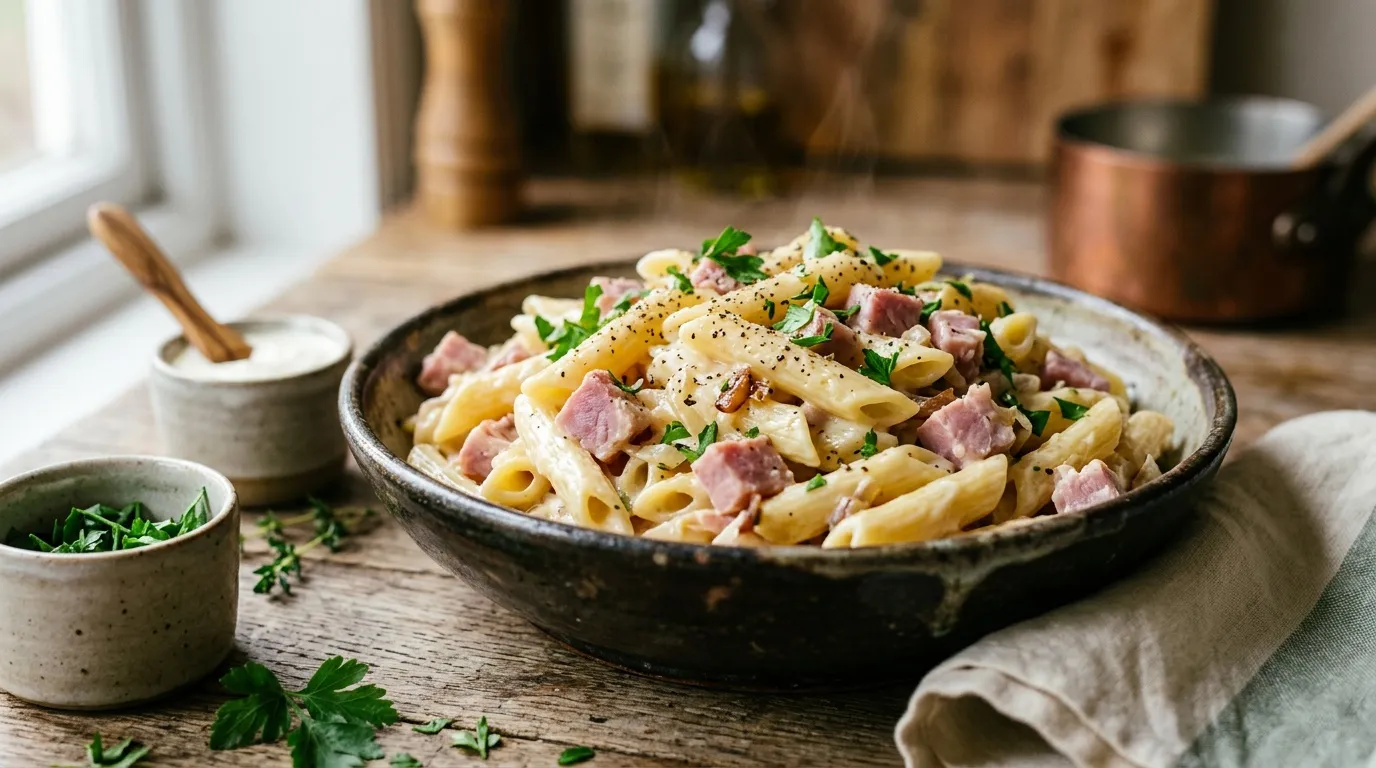 Pâte jambon crème fraîche : recette facile et délicieuse