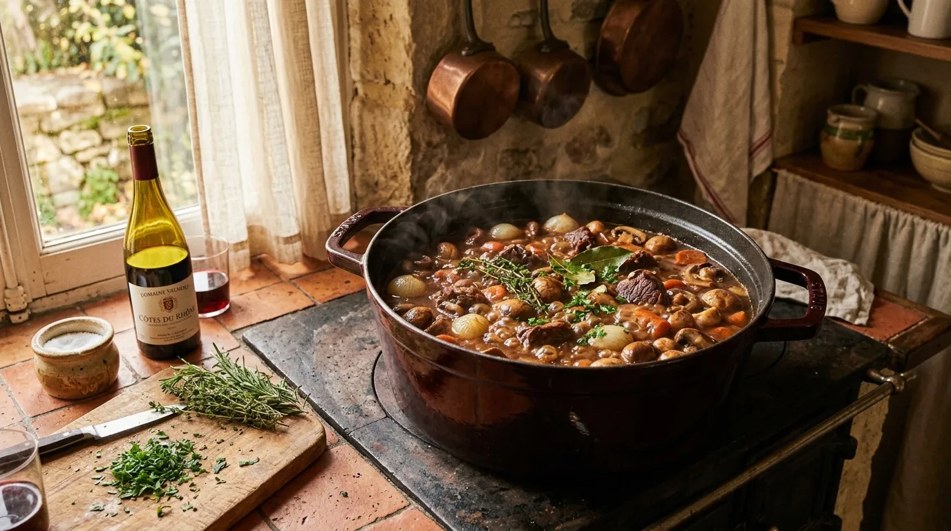 Temps de cuisson boeuf bourguignon : guide complet