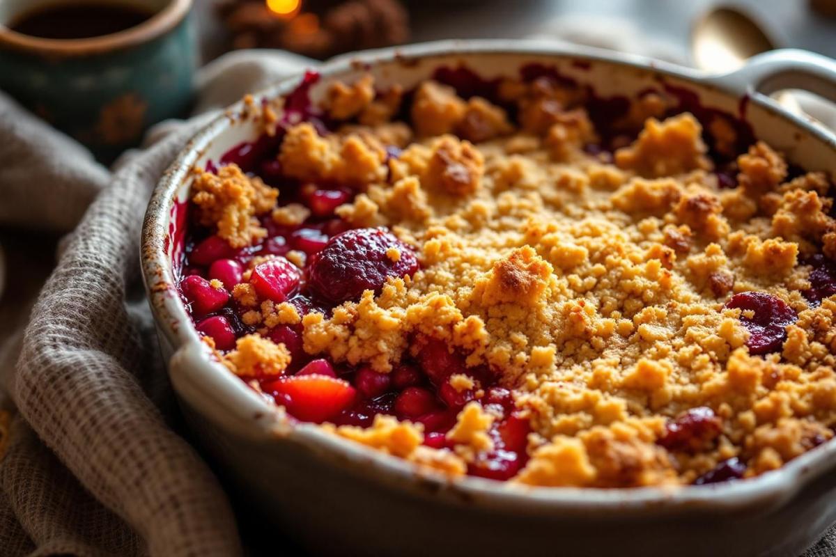 Le crumble d’hiver facile qui disparaît dès la sortie du four