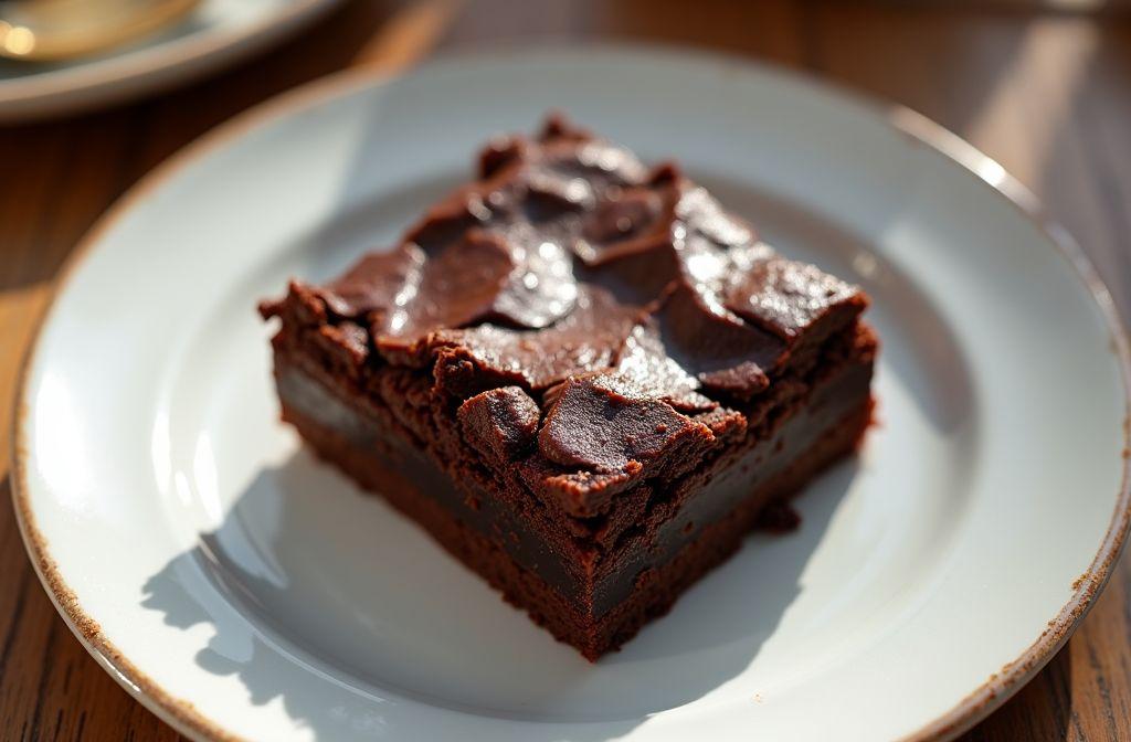 Une envie gourmande en janvier ? Ce brownie fondant au chocolat noir est sans farine
