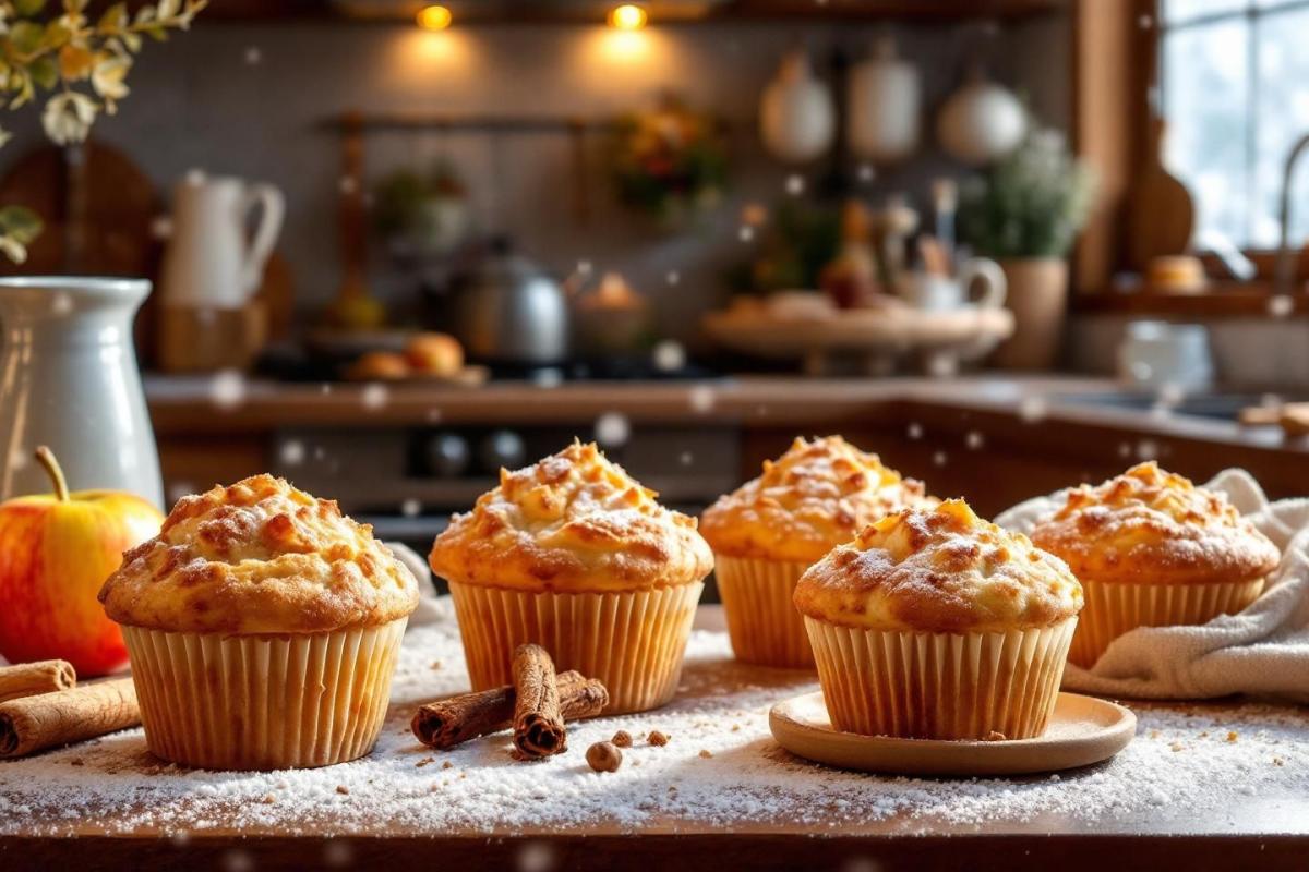 Muffins à la cannelle et aux pommes : le goûter d’hiver facile qui met tout le monde d’accord