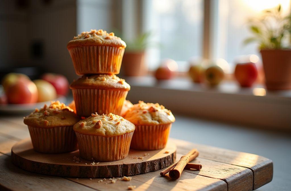 Muffins pommes-cannelle : le goûter d’hiver facile qui plaît à tous
