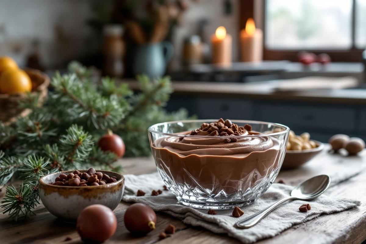 Pourquoi cette mousse au chocolat d’hiver sans œufs est plus aérienne que la version classique