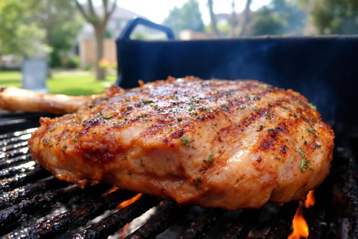 Recette gigot d'agneau au barbecue Weber : cuisson parfaite et marinade savoureuse