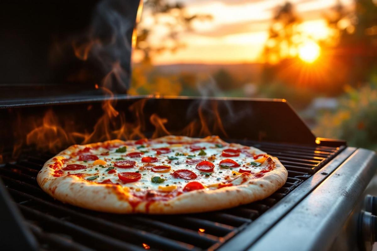 Recette pizza barbecue Weber au gaz : cuisson parfaite et saveurs authentiques