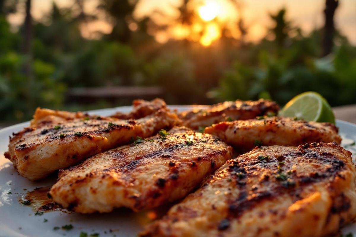 Recette poulet boucané au barbecue Weber : saveurs antillaises fumées et épicées