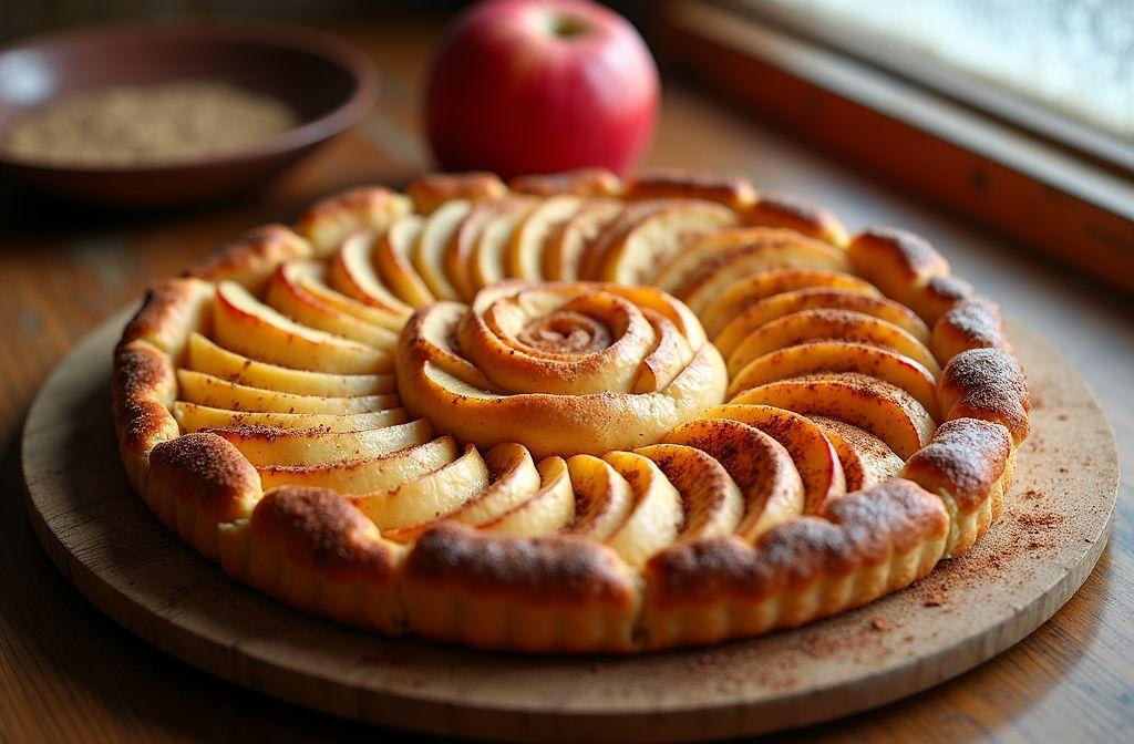 Avec seulement 4 ingrédients, préparez la tarte aux pommes la plus simple de l’hiver
