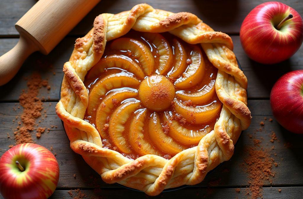 Avec seulement 4 ingrédients, réalisez la tarte aux pommes la plus dorée de janvier