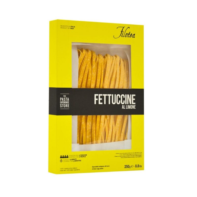 Fettucine au citron de Filotea, producteur de pâtes sèches artisanales aux oeufs