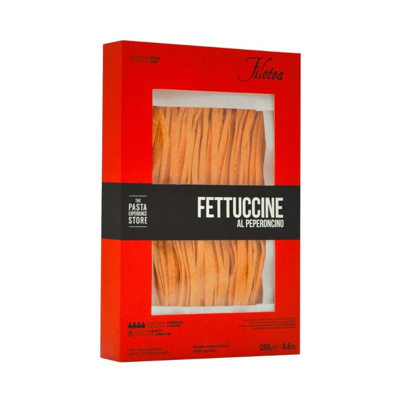 Fettucine au piment de Filotea, producteur de pâtes sèches artisanales aux oeufs