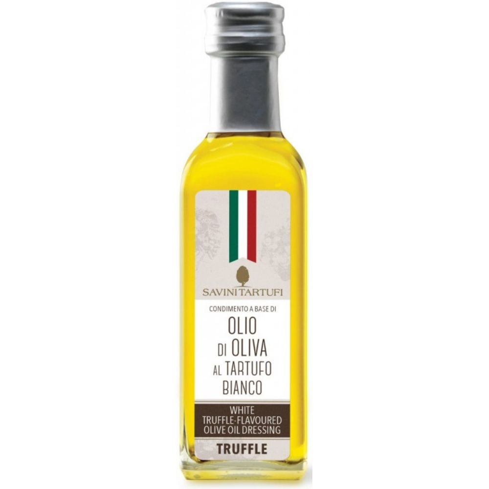 Huile d'olive à la truffe Savini Tartufi est idéale pour aromatiser vos pâtes artisanales ou risotto de la boutique Les Bonnes Pâtes.