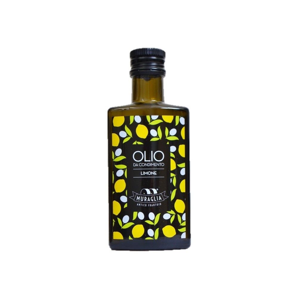 Au citron, bonne huile d'olive des Pouilles, intense et fruitée, juste un peu piquante en bouche comme on aime.