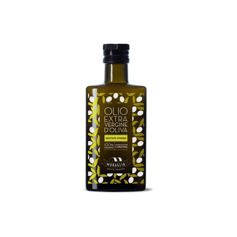 Bonne huile d'olive des Pouilles, intense et fruitée, juste un peu piquante en bouche comme on aime.