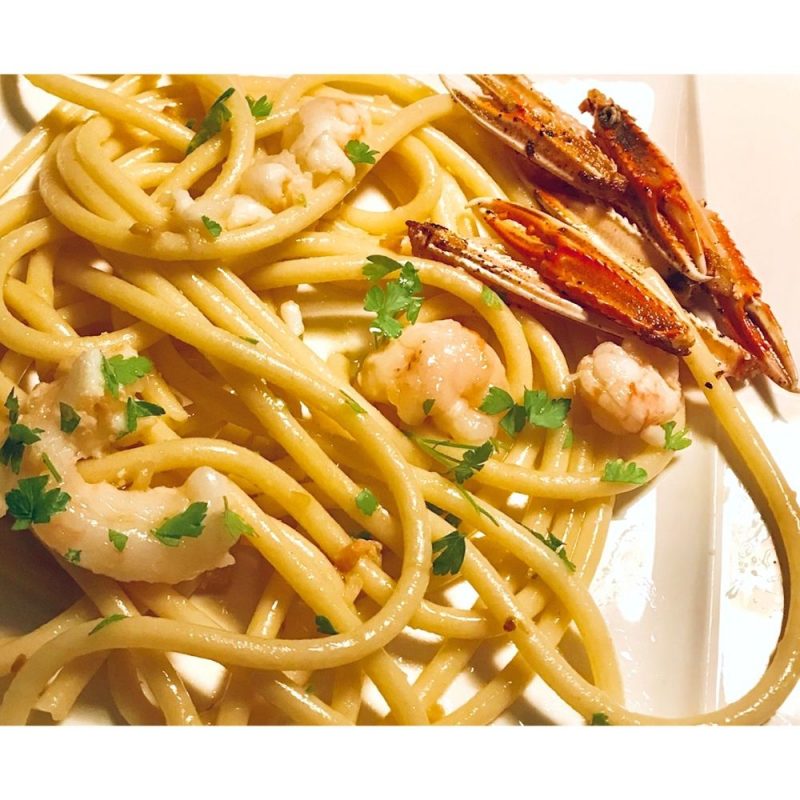 Des spaghettoni aux langoustines, c'est très bon et original.