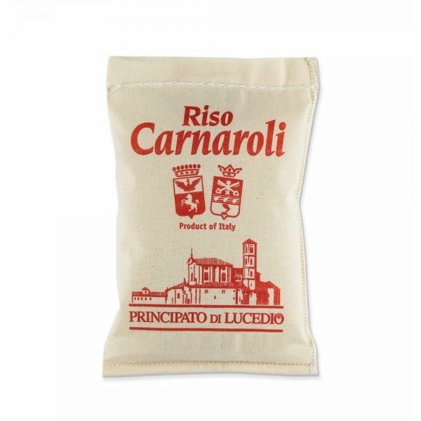 Riz italien Carnaroli de la Plaine du Pô de PRincipato di Lucedio crémeux, sain et savoureux, parfait pour le risotto.