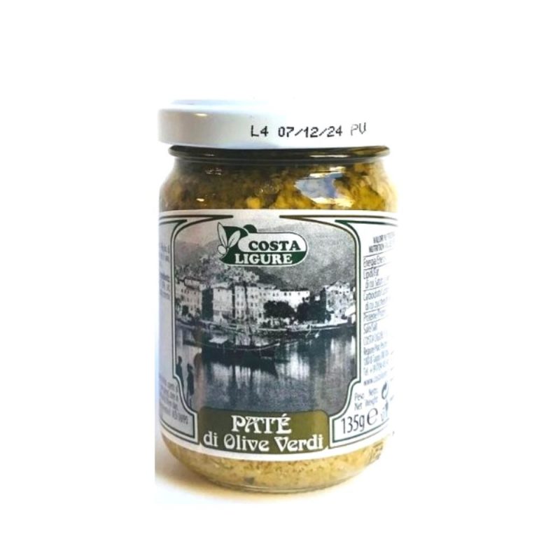 Nouvelle cette tapenade d'olive verte Costa Ligure convient aux pâtes, toasts apéritifs ou bruschette.