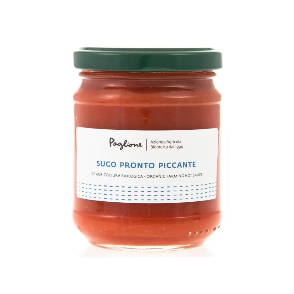 Naturellement bonne, la nouvelle sauce tomate arrabbiata de Paglione est bio.