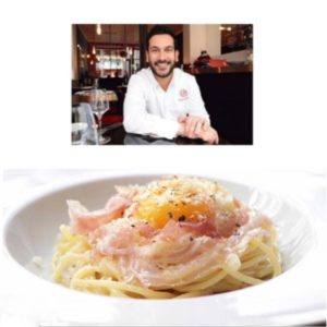 La meilleure pasta alla carbonara se cuisine avec les spaghettoni Cavalieri selon le chef Denny Imbroisi.
