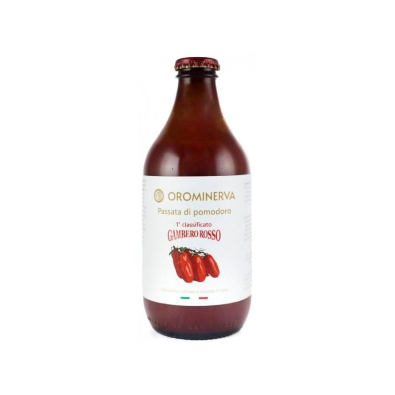 La passata de tomate élue meilleure d'Italie en 2017 en petite bouteille.