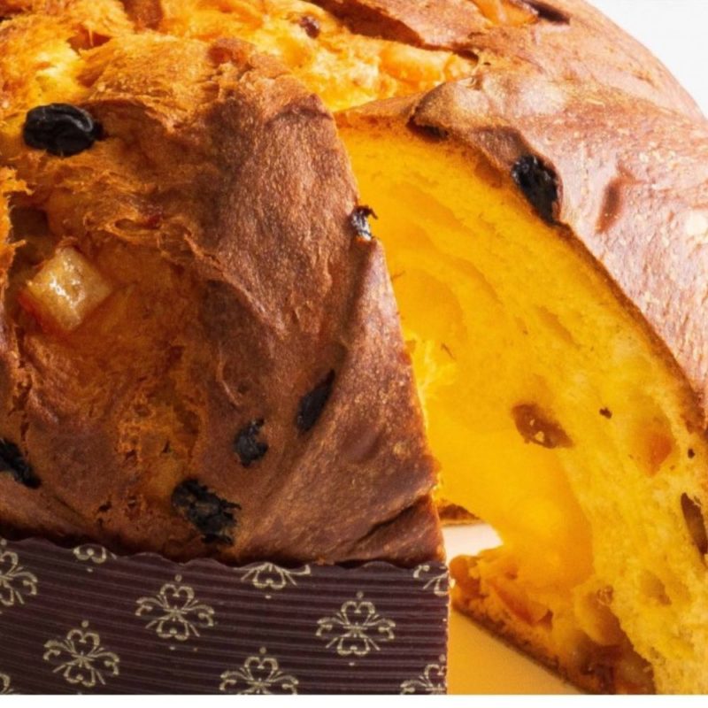 La boutique Les Bonnes Pâtes de Rennes vous propose cette année en nouveauté les Panettone Amari classique raisins et oranges confites format 1kg.